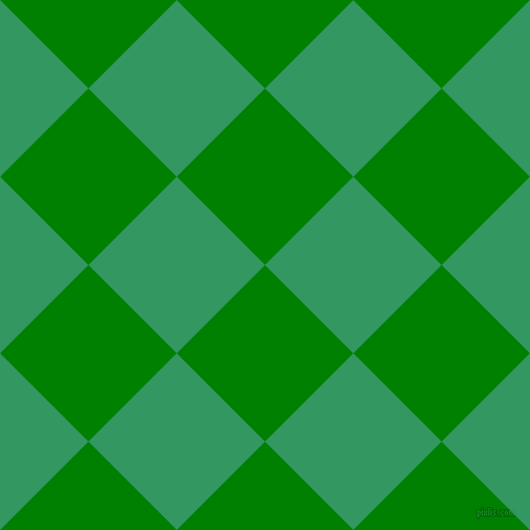 45/135 degree angle diagonal checkered chequered squares checker pattern checkers background, 114 pixel square size, , Green and Eucalyptus checkers chequered checkered squares seamless tileable