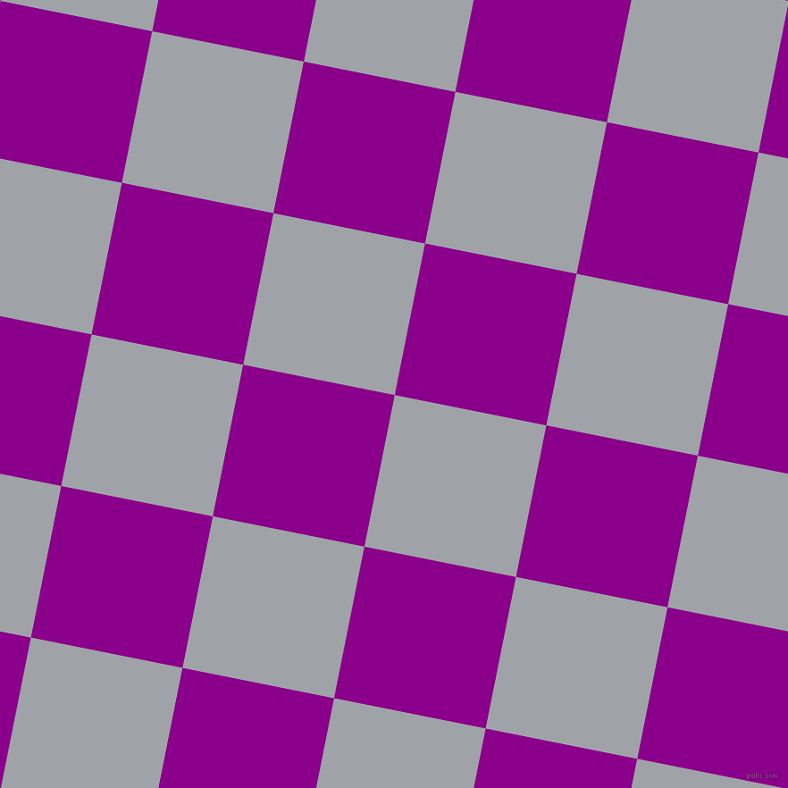 79/169 degree angle diagonal checkered chequered squares checker pattern checkers background, 173 pixel squares size, Grey Chateau and Dark Magenta checkers chequered checkered squares seamless tileable