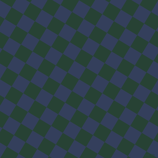 59/149 degree angle diagonal checkered chequered squares checker pattern checkers background, 52 pixel squares size, , Gulf Blue and English Holly checkers chequered checkered squares seamless tileable