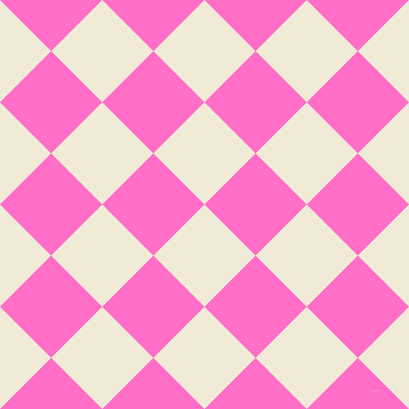 45/135 degree angle diagonal checkered chequered squares checker pattern checkers background, 102 pixel squares size, , Half Pearl Lusta and Neon Pink checkers chequered checkered squares seamless tileable