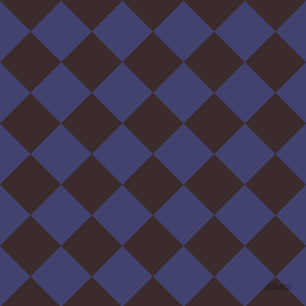 45/135 degree angle diagonal checkered chequered squares checker pattern checkers background, 61 pixel square size, , Havana and Corn Flower Blue checkers chequered checkered squares seamless tileable