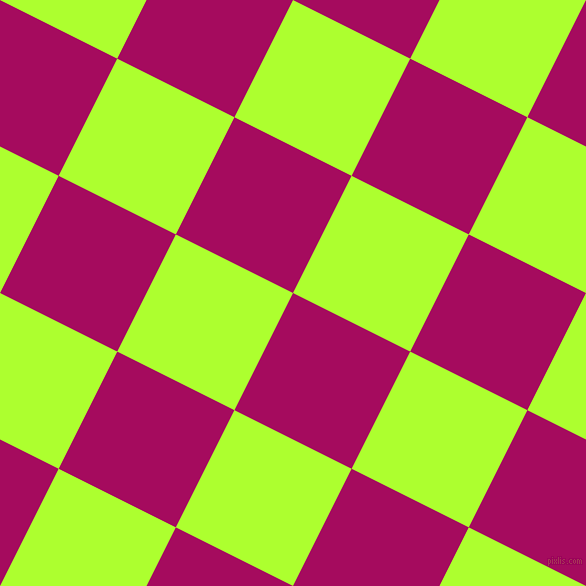 63/153 degree angle diagonal checkered chequered squares checker pattern checkers background, 131 pixel square size, , Jazzberry Jam and Green Yellow checkers chequered checkered squares seamless tileable