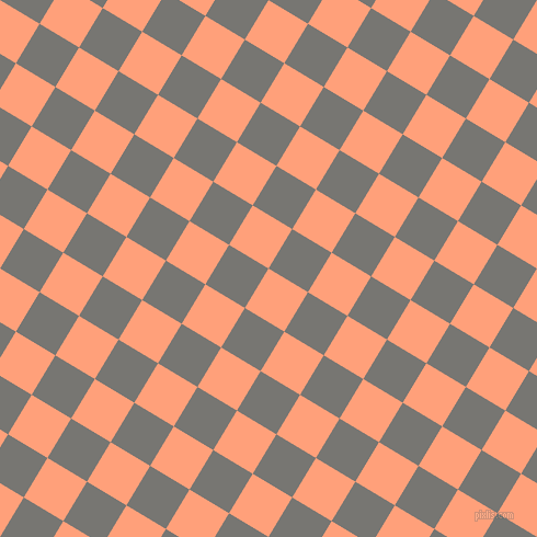 59/149 degree angle diagonal checkered chequered squares checker pattern checkers background, 42 pixel squares size, , Light Salmon and Dove Grey checkers chequered checkered squares seamless tileable