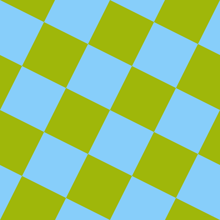 63/153 degree angle diagonal checkered chequered squares checker pattern checkers background, 171 pixel square size, , Light Sky Blue and Citrus checkers chequered checkered squares seamless tileable
