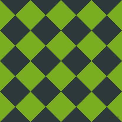 45/135 degree angle diagonal checkered chequered squares checker pattern checkers background, 73 pixel square size, , Lima and Outer Space checkers chequered checkered squares seamless tileable