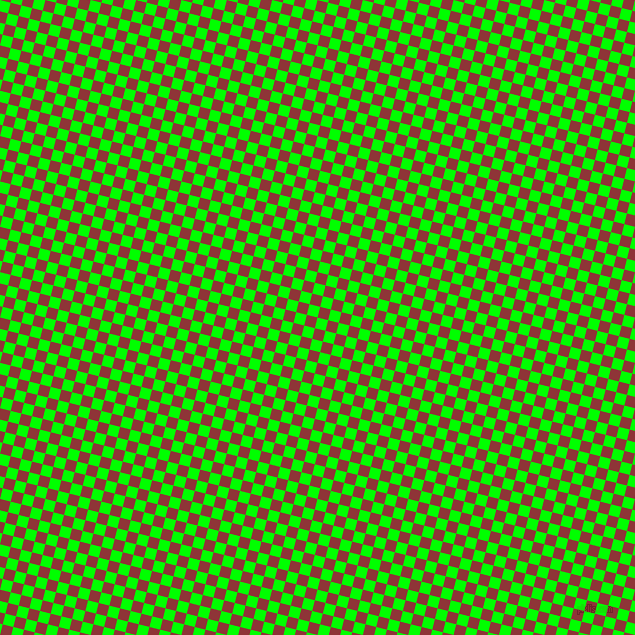 76/166 degree angle diagonal checkered chequered squares checker pattern checkers background, 11 pixel square size, Lime and Well Read checkers chequered checkered squares seamless tileable