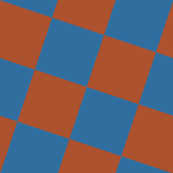 72/162 degree angle diagonal checkered chequered squares checker pattern checkers background, 175 pixel squares size, Lochmara and Red Stage checkers chequered checkered squares seamless tileable