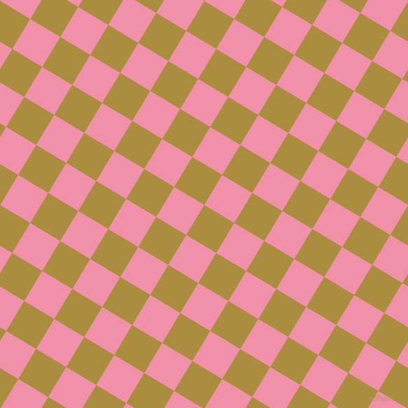 59/149 degree angle diagonal checkered chequered squares checker pattern checkers background, 50 pixel squares size, , Luxor Gold and Mauvelous checkers chequered checkered squares seamless tileable