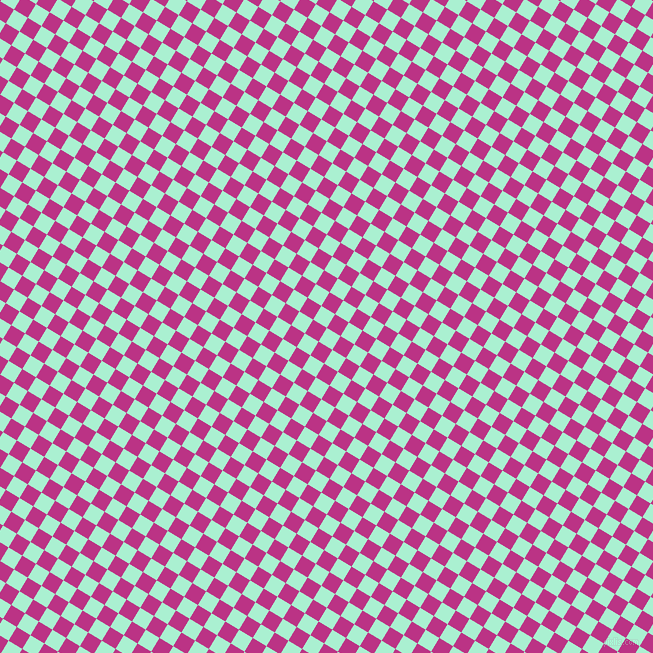 59/149 degree angle diagonal checkered chequered squares checker pattern checkers background, 16 pixel squares size, , Magic Mint and Red Violet checkers chequered checkered squares seamless tileable
