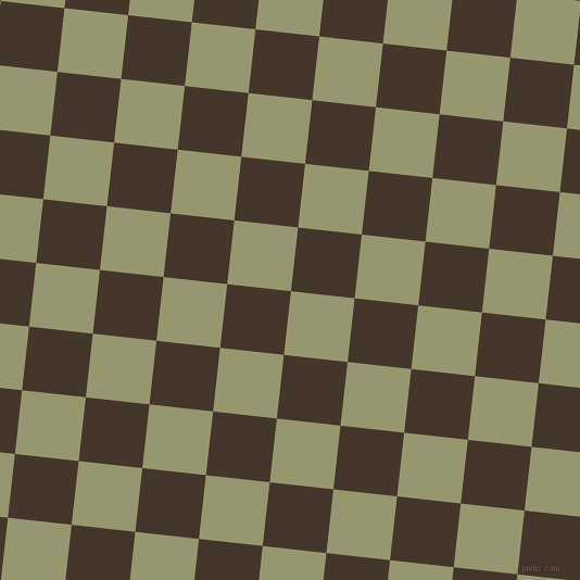 84/174 degree angle diagonal checkered chequered squares checker pattern checkers background, 59 pixel square size, , Malachite Green and Dark Rum checkers chequered checkered squares seamless tileable