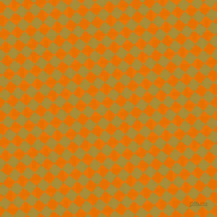 52/142 degree angle diagonal checkered chequered squares checker pattern checkers background, 19 pixel square size, , Mango Tango and Reef Gold checkers chequered checkered squares seamless tileable
