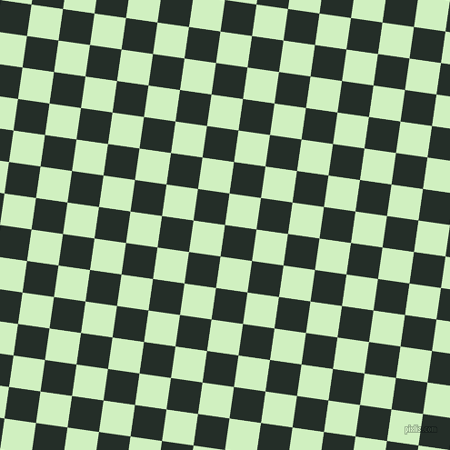82/172 degree angle diagonal checkered chequered squares checker pattern checkers background, 35 pixel squares size, Midnight Moss and Tea Green checkers chequered checkered squares seamless tileable