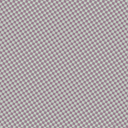 79/169 degree angle diagonal checkered chequered squares checker pattern checkers background, 8 pixel squares size, Mountbatten Pink and Paris White checkers chequered checkered squares seamless tileable