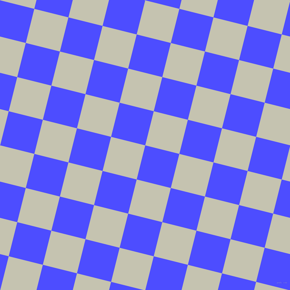 76/166 degree angle diagonal checkered chequered squares checker pattern checkers background, 119 pixel square size, Neon Blue and Kangaroo checkers chequered checkered squares seamless tileable
