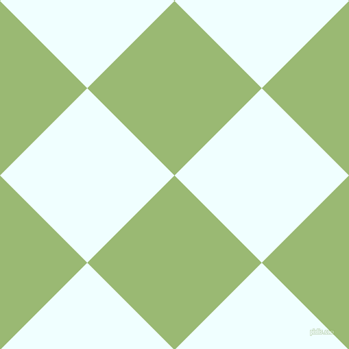 45/135 degree angle diagonal checkered chequered squares checker pattern checkers background, 180 pixel squares size, , Olivine and Azure checkers chequered checkered squares seamless tileable