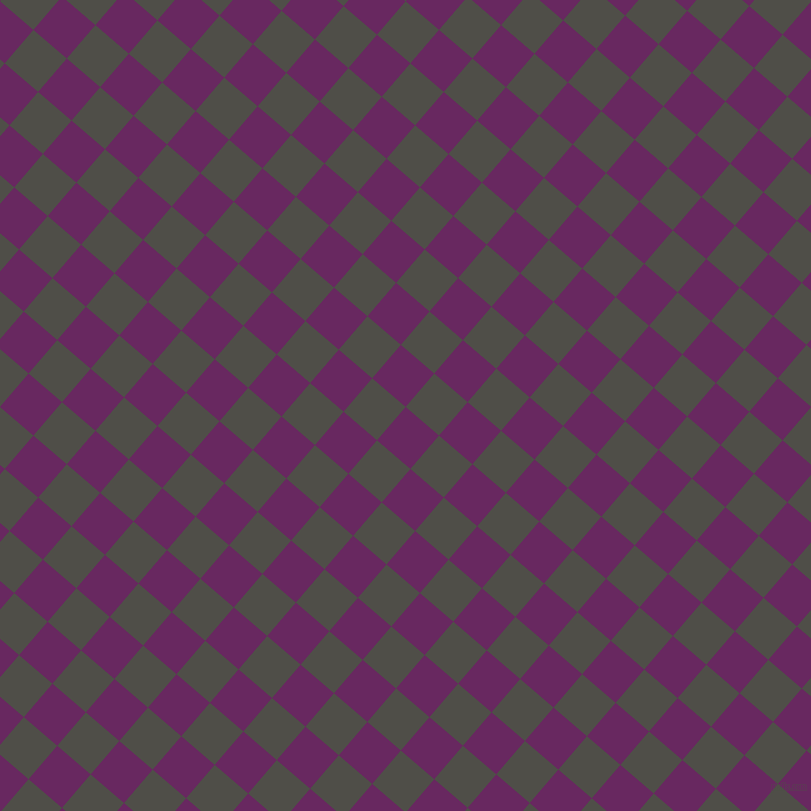 49/139 degree angle diagonal checkered chequered squares checker pattern checkers background, 44 pixel squares size, , Palatinate Purple and Merlin checkers chequered checkered squares seamless tileable