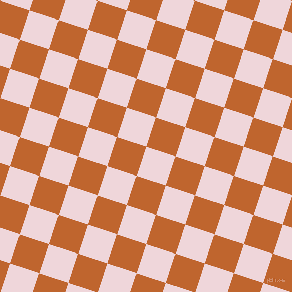 72/162 degree angle diagonal checkered chequered squares checker pattern checkers background, 60 pixel squares size, Pale Rose and Christine checkers chequered checkered squares seamless tileable