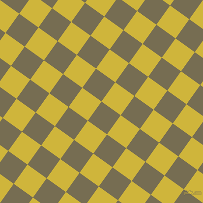 54/144 degree angle diagonal checkered chequered squares checker pattern checkers background, 48 pixel square size, , Peat and Old Gold checkers chequered checkered squares seamless tileable