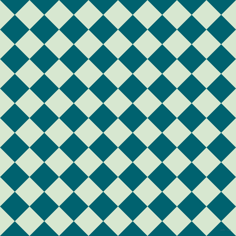 45/135 degree angle diagonal checkered chequered squares checker pattern checkers background, 72 pixel square size, , Peppermint and Blue Lagoon checkers chequered checkered squares seamless tileable