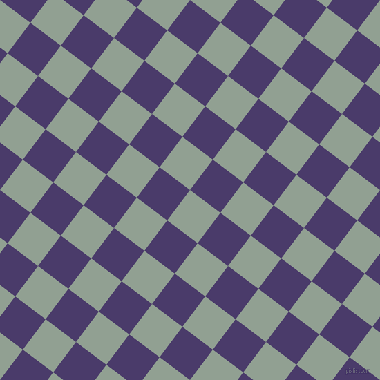 53/143 degree angle diagonal checkered chequered squares checker pattern checkers background, 55 pixel squares size, , Pewter and Meteorite checkers chequered checkered squares seamless tileable
