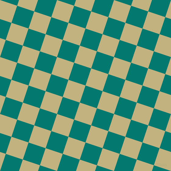 72/162 degree angle diagonal checkered chequered squares checker pattern checkers background, 59 pixel squares size, , Pine Green and Ecru checkers chequered checkered squares seamless tileable