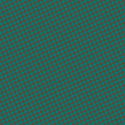 68/158 degree angle diagonal checkered chequered squares checker pattern checkers background, 12 pixel square size, , Pine Green and Metallic Bronze checkers chequered checkered squares seamless tileable