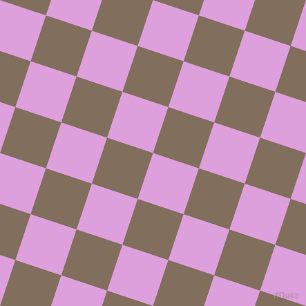 72/162 degree angle diagonal checkered chequered squares checker pattern checkers background, 70 pixel squares size, , Plum and Donkey Brown checkers chequered checkered squares seamless tileable