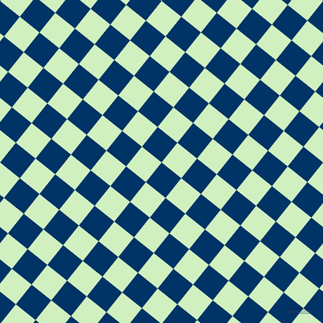51/141 degree angle diagonal checkered chequered squares checker pattern checkers background, 36 pixel square size, , Prussian Blue and Tea Green checkers chequered checkered squares seamless tileable
