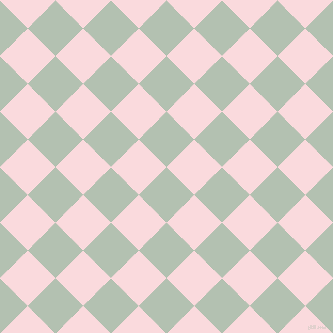 45/135 degree angle diagonal checkered chequered squares checker pattern checkers background, 81 pixel square size, , Rainee and Pale Pink checkers chequered checkered squares seamless tileable