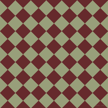 45/135 degree angle diagonal checkered chequered squares checker pattern checkers background, 45 pixel squares size, , Red Devil and Sage checkers chequered checkered squares seamless tileable