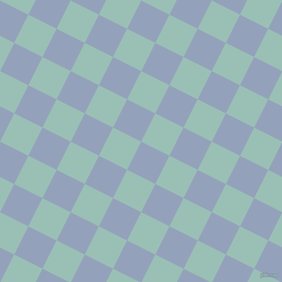 63/153 degree angle diagonal checkered chequered squares checker pattern checkers background, 64 pixel squares size, , Rock Blue and Shadow Green checkers chequered checkered squares seamless tileable
