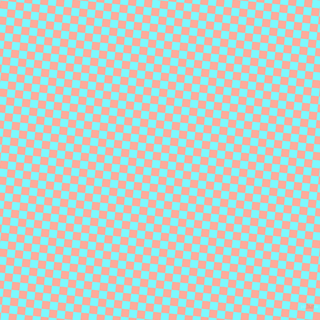 84/174 degree angle diagonal checkered chequered squares checker pattern checkers background, 16 pixel square size, , Rose Bud and Electric Blue checkers chequered checkered squares seamless tileable