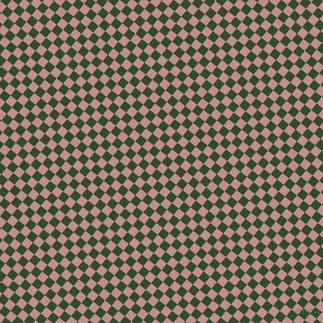 51/141 degree angle diagonal checkered chequered squares checker pattern checkers background, 12 pixel squares size, , Rosy Brown and Palm Leaf checkers chequered checkered squares seamless tileable