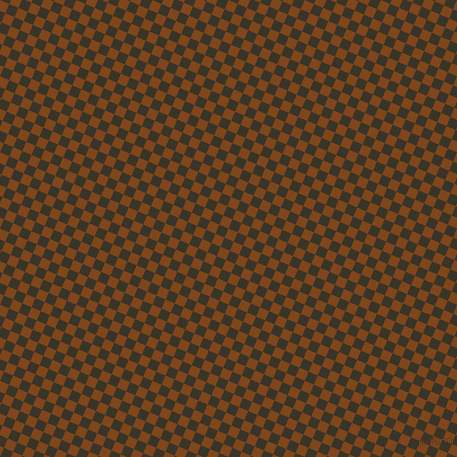 67/157 degree angle diagonal checkered chequered squares checker pattern checkers background, 10 pixel squares size, Russet and Graphite checkers chequered checkered squares seamless tileable