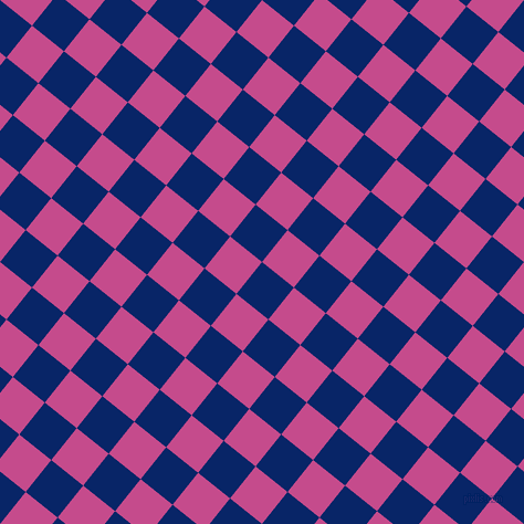51/141 degree angle diagonal checkered chequered squares checker pattern checkers background, 37 pixel squares size, , Sapphire and Mulberry checkers chequered checkered squares seamless tileable