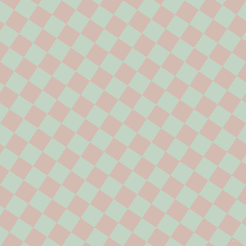 56/146 degree angle diagonal checkered chequered squares checker pattern checkers background, 55 pixel square size, , Sea Mist and Wafer checkers chequered checkered squares seamless tileable