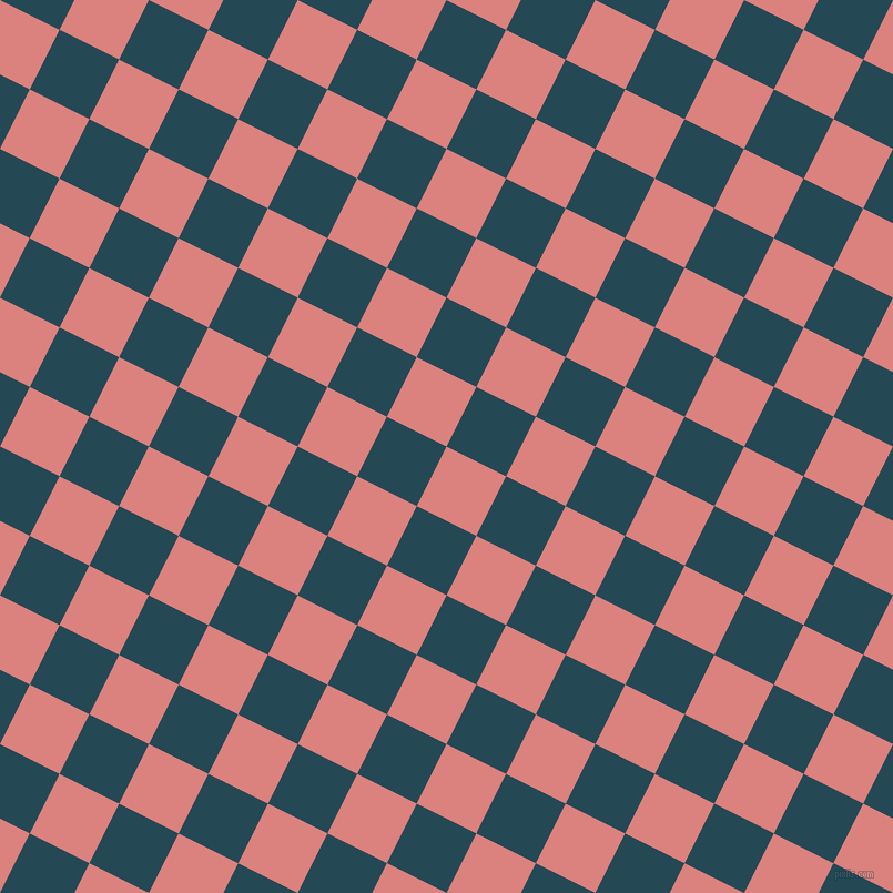 63/153 degree angle diagonal checkered chequered squares checker pattern checkers background, 60 pixel squares size, , Sea Pink and Teal Blue checkers chequered checkered squares seamless tileable