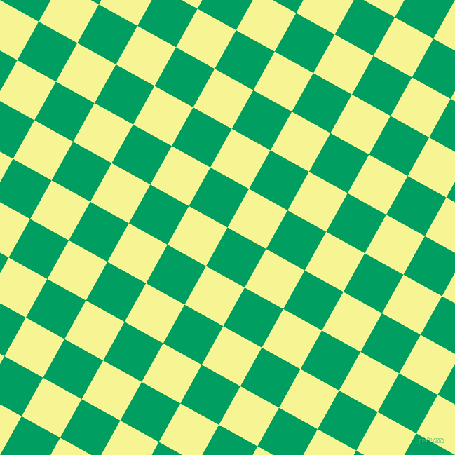 61/151 degree angle diagonal checkered chequered squares checker pattern checkers background, 63 pixel squares size, Shamrock Green and Milan checkers chequered checkered squares seamless tileable