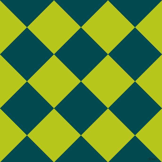 45/135 degree angle diagonal checkered chequered squares checker pattern checkers background, 162 pixel square size, , Sherpa Blue and Rio Grande checkers chequered checkered squares seamless tileable