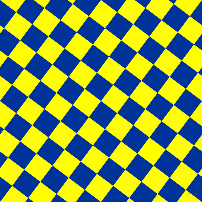 53/143 degree angle diagonal checkered chequered squares checker pattern checkers background, 68 pixel square size, , Smalt and Yellow checkers chequered checkered squares seamless tileable