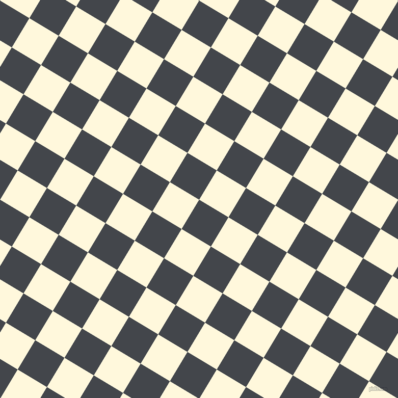 59/149 degree angle diagonal checkered chequered squares checker pattern checkers background, 67 pixel square size, , Steel Grey and Corn Silk checkers chequered checkered squares seamless tileable