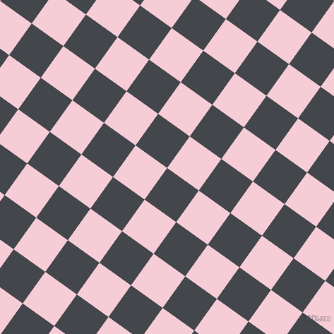 54/144 degree angle diagonal checkered chequered squares checker pattern checkers background, 55 pixel squares size, , Steel Grey and Pink Lace checkers chequered checkered squares seamless tileable