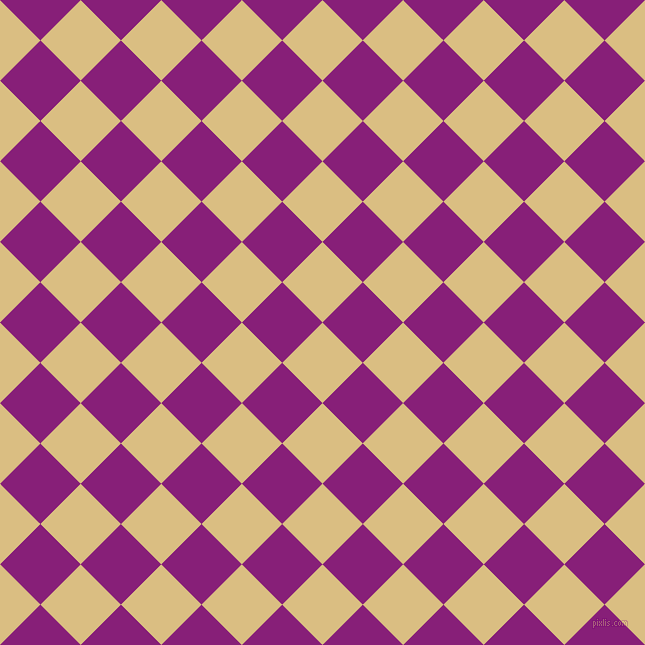 45/135 degree angle diagonal checkered chequered squares checker pattern checkers background, 57 pixel squares size, , Straw and Dark Purple checkers chequered checkered squares seamless tileable