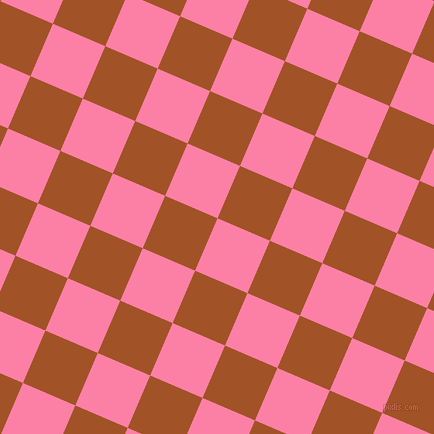 67/157 degree angle diagonal checkered chequered squares checker pattern checkers background, 57 pixel square size, , Tickle Me Pink and Rich Gold checkers chequered checkered squares seamless tileable