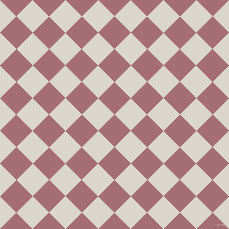 45/135 degree angle diagonal checkered chequered squares checker pattern checkers background, 81 pixel squares size, , Turkish Rose and White Pointer checkers chequered checkered squares seamless tileable