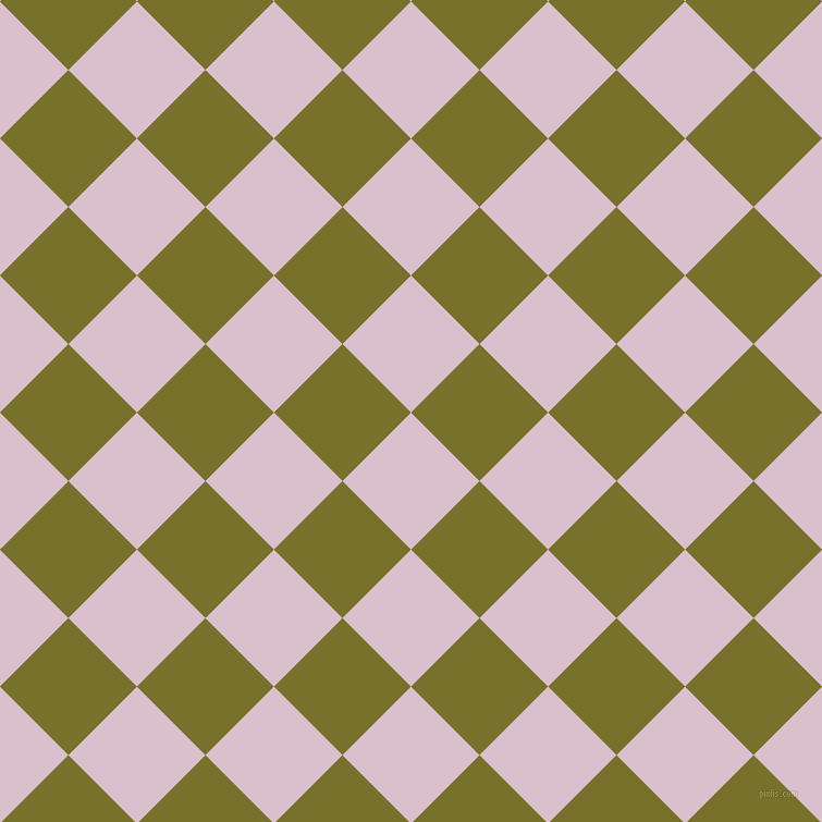 45/135 degree angle diagonal checkered chequered squares checker pattern checkers background, 89 pixel square size, Twilight and Crete checkers chequered checkered squares seamless tileable