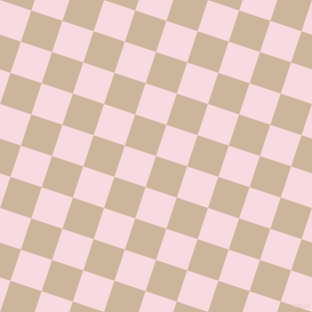72/162 degree angle diagonal checkered chequered squares checker pattern checkers background, 67 pixel squares size, , Vanilla and Carousel Pink checkers chequered checkered squares seamless tileable