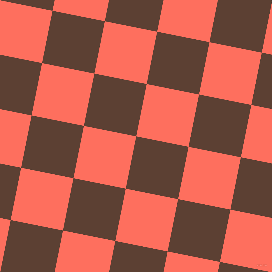 79/169 degree angle diagonal checkered chequered squares checker pattern checkers background, 183 pixel square size, , Very Dark Brown and Bittersweet checkers chequered checkered squares seamless tileable