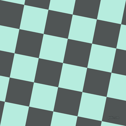 79/169 degree angle diagonal checkered chequered squares checker pattern checkers background, 80 pixel square size, Water Leaf and Mako checkers chequered checkered squares seamless tileable