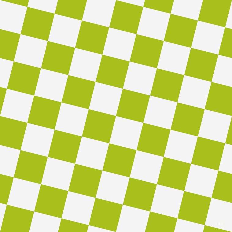 76/166 degree angle diagonal checkered chequered squares checker pattern checkers background, 92 pixel squares size, White Smoke and Bahia checkers chequered checkered squares seamless tileable